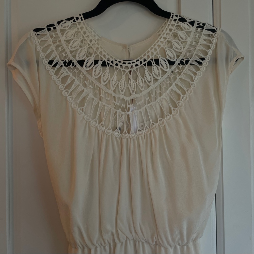 Twelfth Street by Cynthia Vincent White Silk Dress